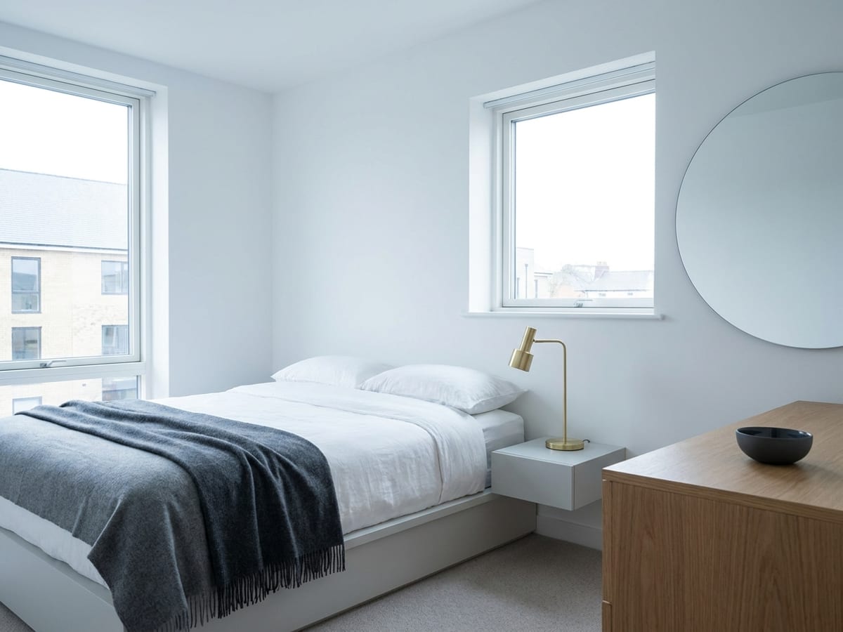 A bedroom in the The Editor palette